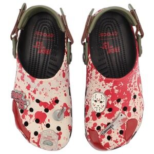 Crocs Friday The 13th Jason Vorhees Classic Clogs Men's Size 9 / Women's 11